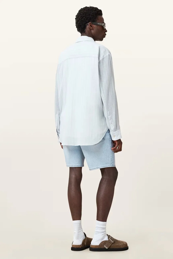 AllSaints pantaloni scurți jeans SWITCH M022TC