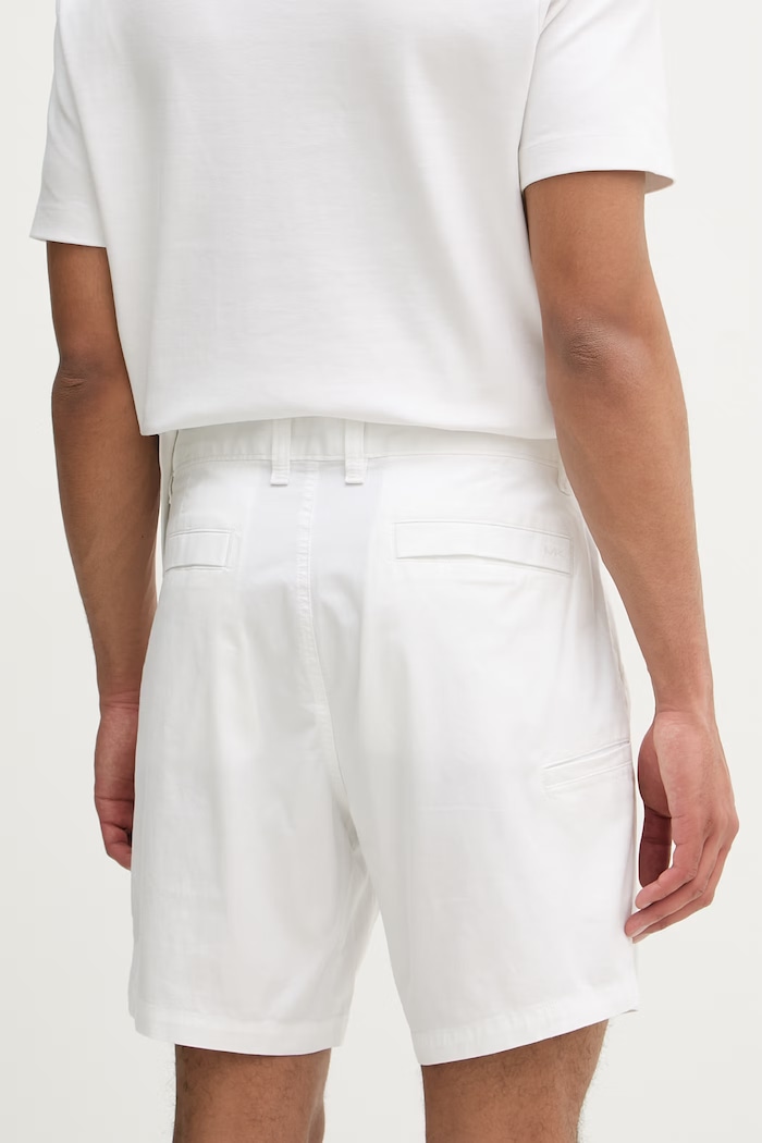 Îmbrăcăminte Michael Kors pantaloni scurți bărbați CS5304ZDR2 alb
