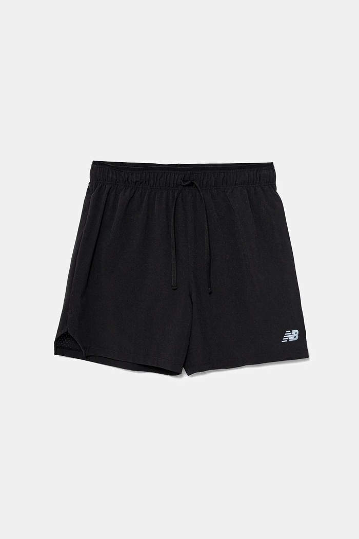 Bežecké šortky New Balance RC s elastanom čierna MS41286BK