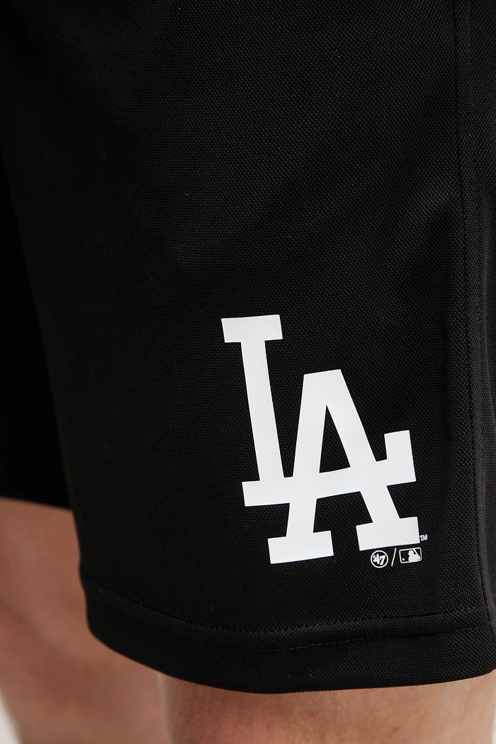 47 brand rövidnadrág MLB LA Dodgers fekete BB012PMXYEX657809JK