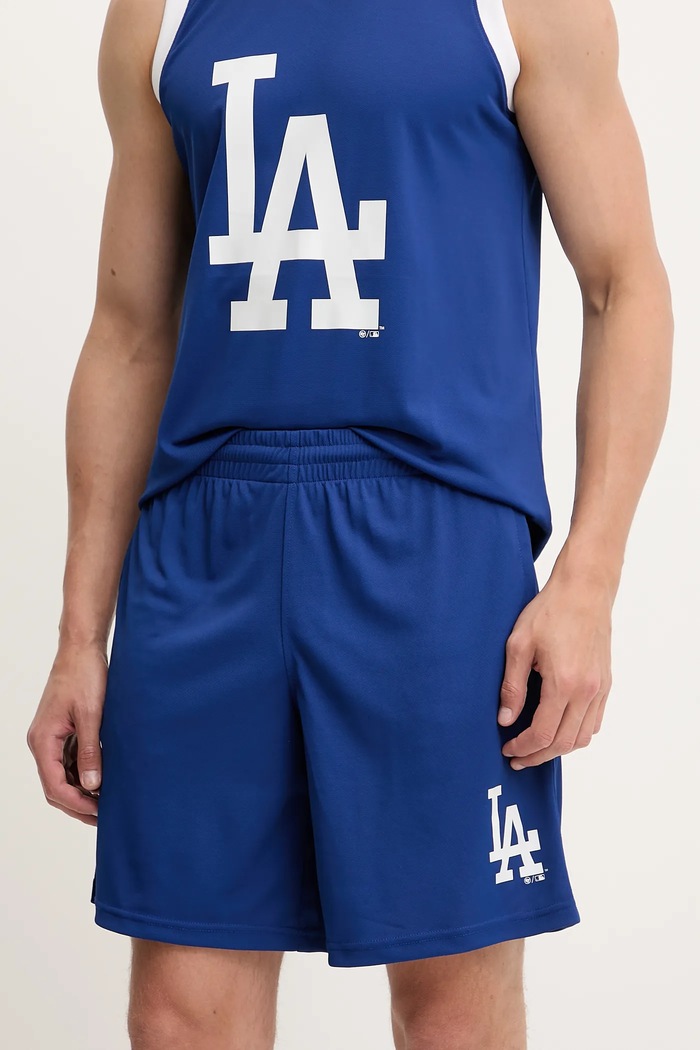 47 brand rövidnadrág MLB LA Dodgers nyomtatásos kék BB012PMXYEX657804RY