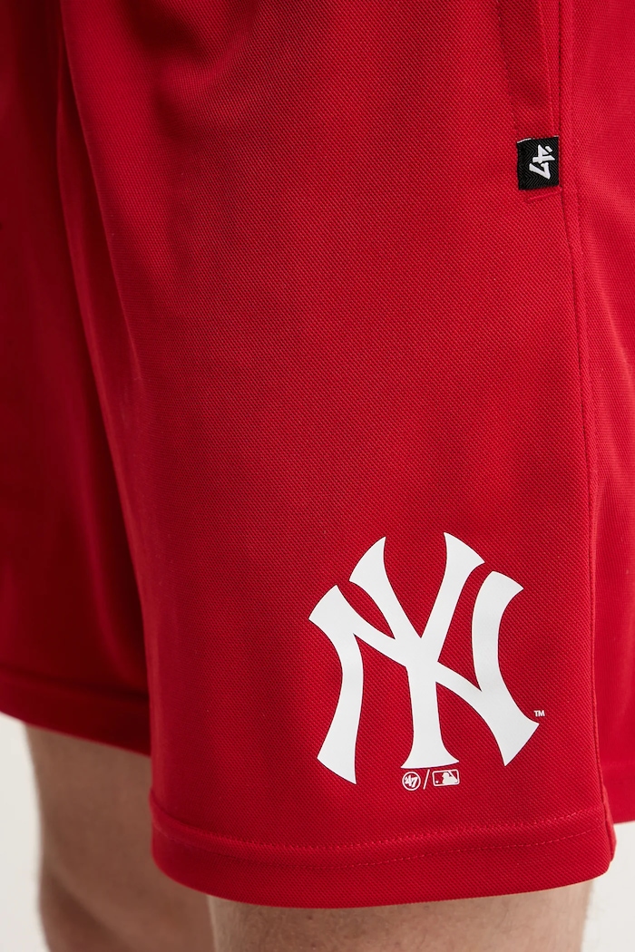 47 brand rövidnadrág MLB New York Yankees piros BB017PMXYEX657799RD