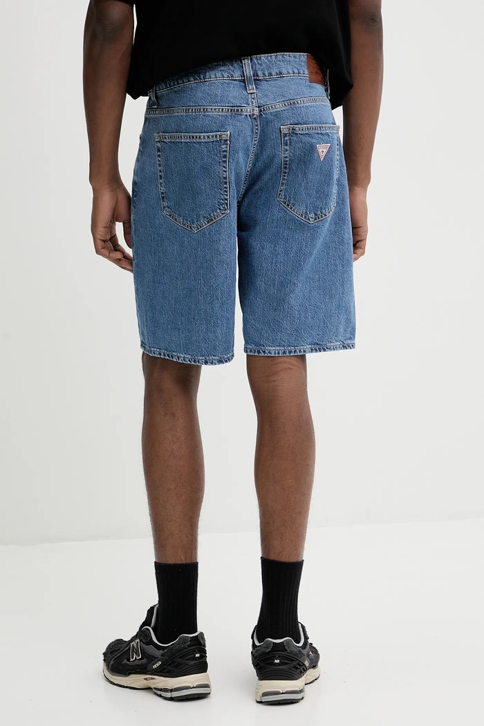 Odzież Guess Jeans szorty jeansowe M4YD37.D5M54 niebieski
