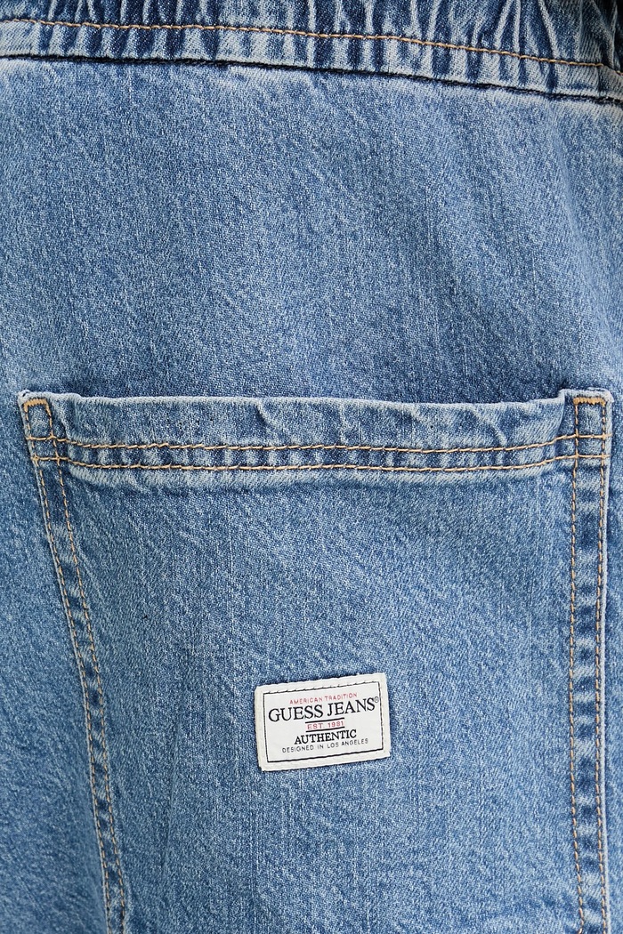 Rifľové krátke nohavice Guess Jeans M5GD35.D5M54 modrá