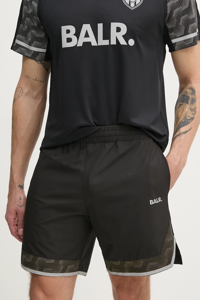 Kratke hlače BALR. Z elastanom črna B1431.1079