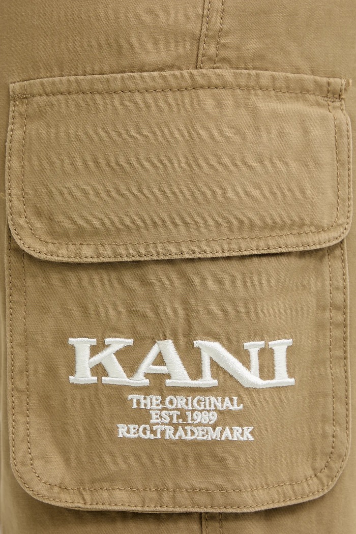 Bavlnené šortky Karl Kani 6012260 hnedá