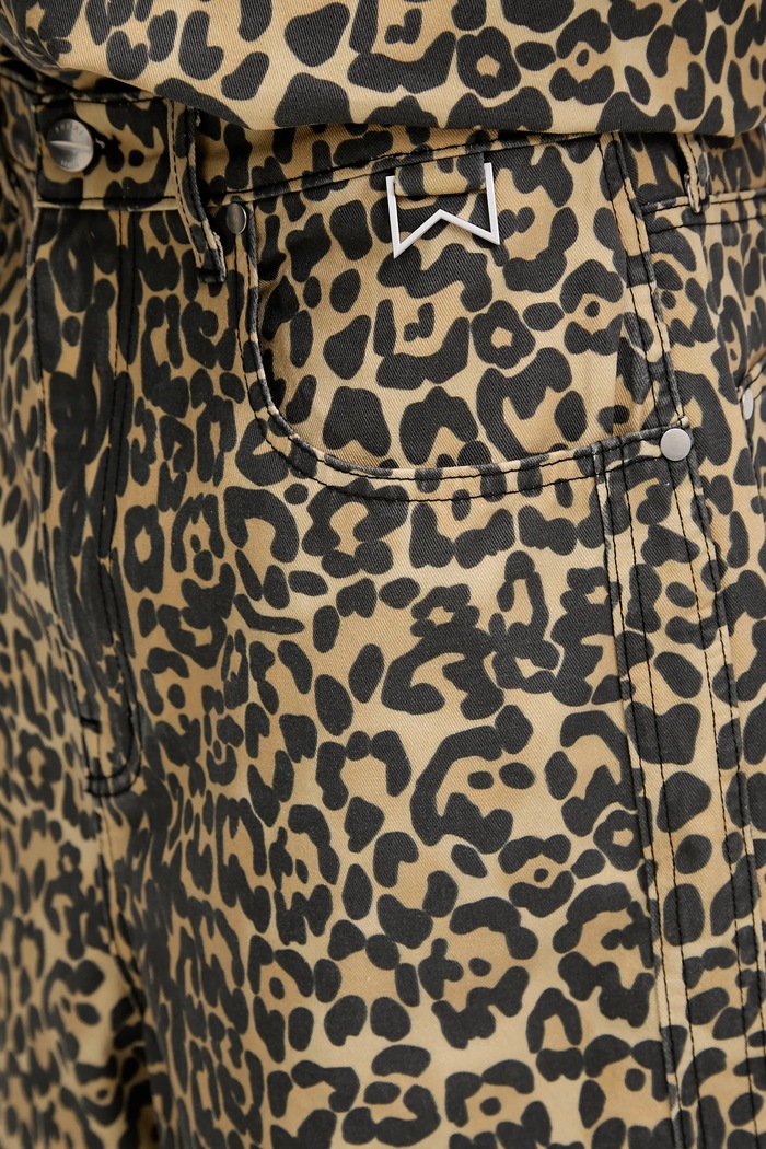 Σορτς RHUDE Leopard Traxedo Baggy καφέ RHSS25SH05012