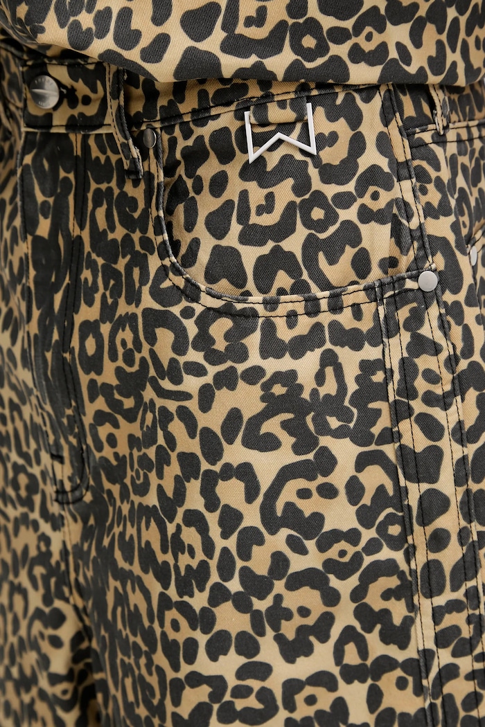 Σορτς RHUDE Leopard Traxedo Baggy καφέ RHSS25SH05012