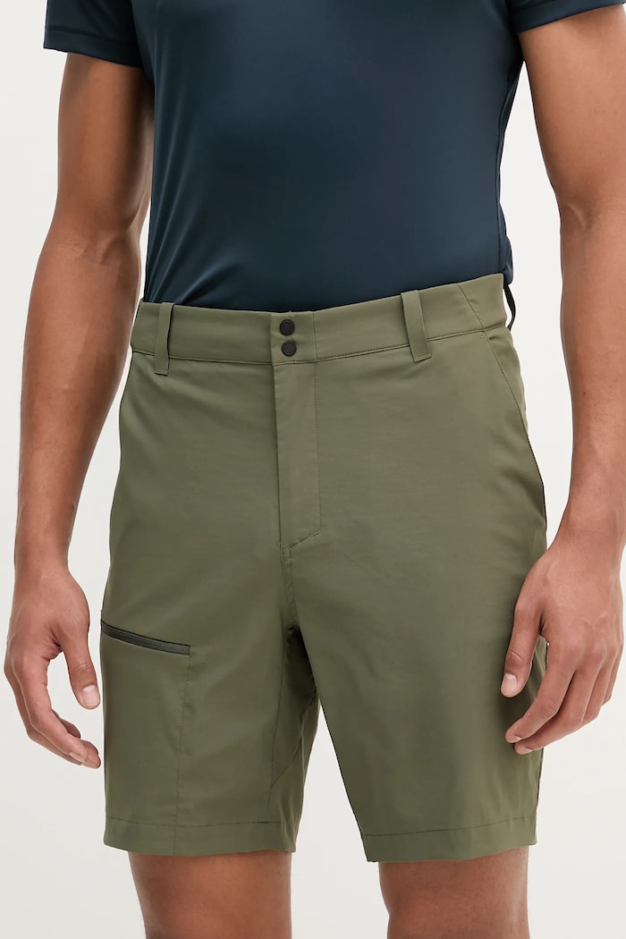 Peak Performance pantaloncini da esterno Iconiq tessuto verde G80115