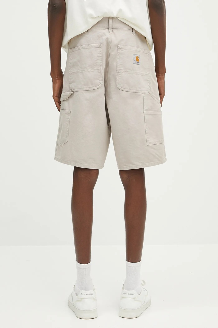 Odzież Carhartt WIP szorty bawełniane Single Knee Short I034797.2OR4O beżowy