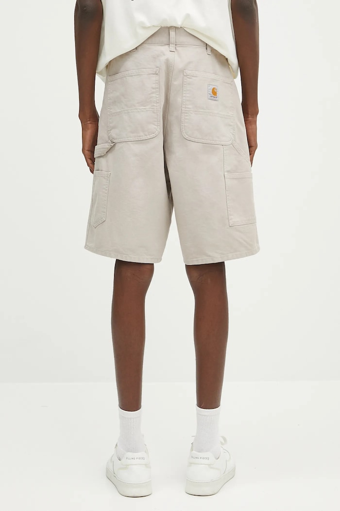 Odzież Carhartt WIP szorty bawełniane Single Knee Short I034797.2OR4O beżowy