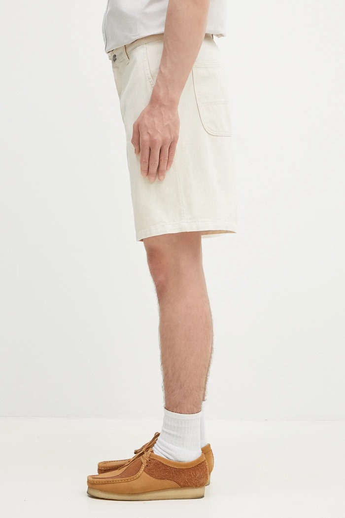 Carhartt WIP cotton shorts Drewe Short I034802.502 beige SS25
