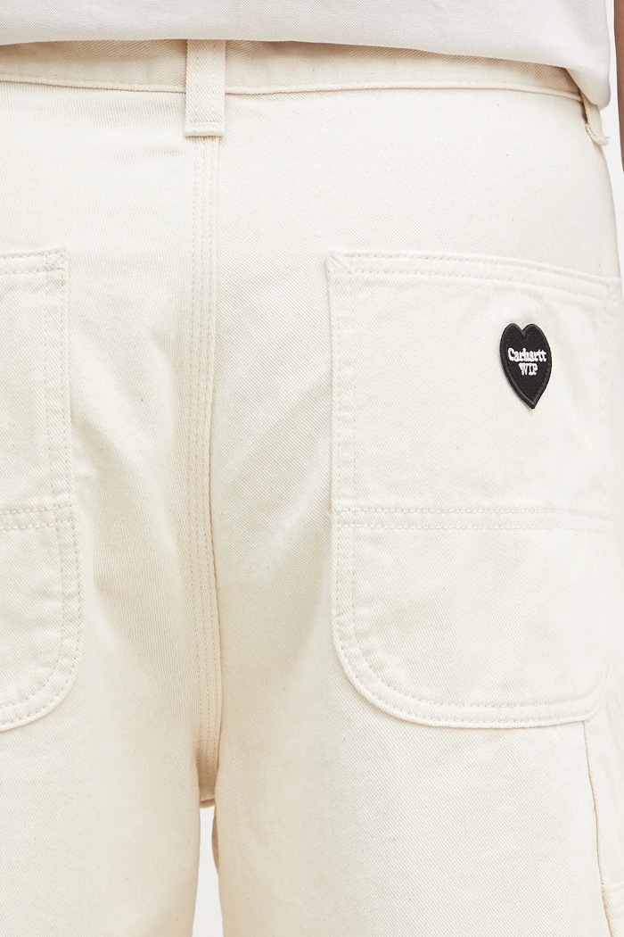 Carhartt WIP cotton shorts Drewe Short beige I034802.502