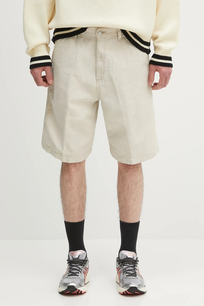 Carhartt WIP pantaloncini Cooper Short semplice beige I034805.2LP02