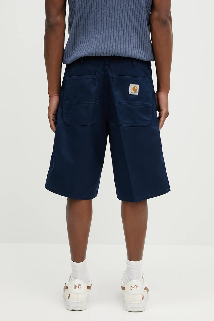 Odzież Carhartt WIP szorty Simple Short I034912.E702 granatowy