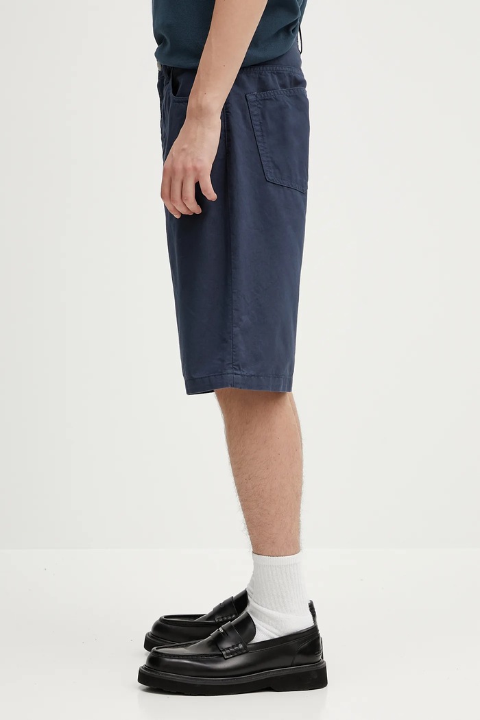 Carhartt WIP cotton shorts Landon Short I034808.2OTGD blue SS25
