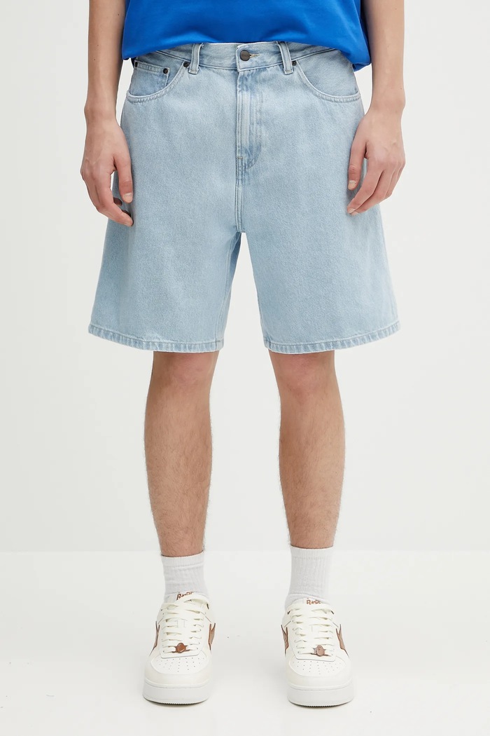 Джинсовые шорты Carhartt WIP Nolan Short гладкий голубой I034869.135