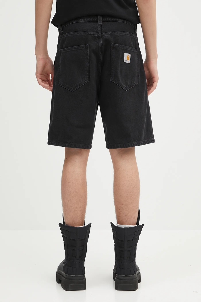 Îmbrăcăminte Carhartt WIP pantaloni scurți din bumbac Nolan Short I034869.8906 negru