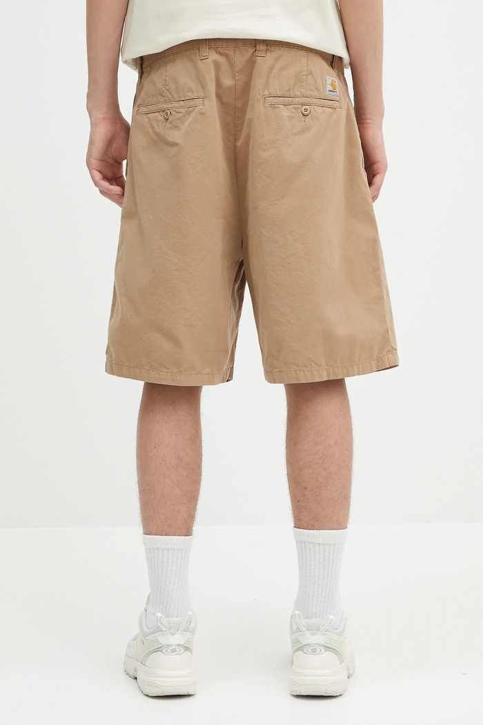 Clothing Carhartt WIP cotton shorts Calder Short I034812.8YGD beige
