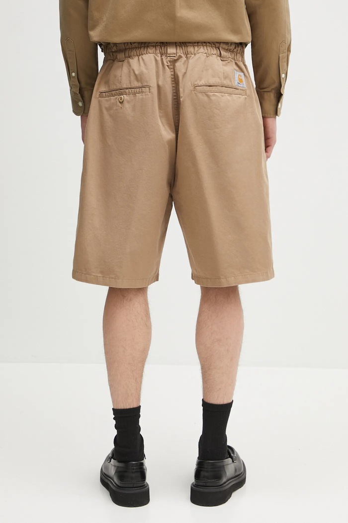 Clothing Carhartt WIP cotton shorts Marv Short I034813.8Y06 brown