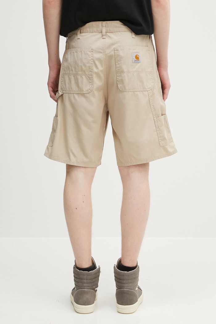 Clothing Carhartt WIP cotton shorts Double Knee Short I034794.G102 beige