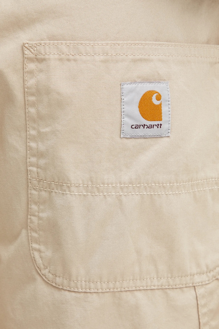 Carhartt WIP cotton shorts Double Knee Short beige I034794.G102