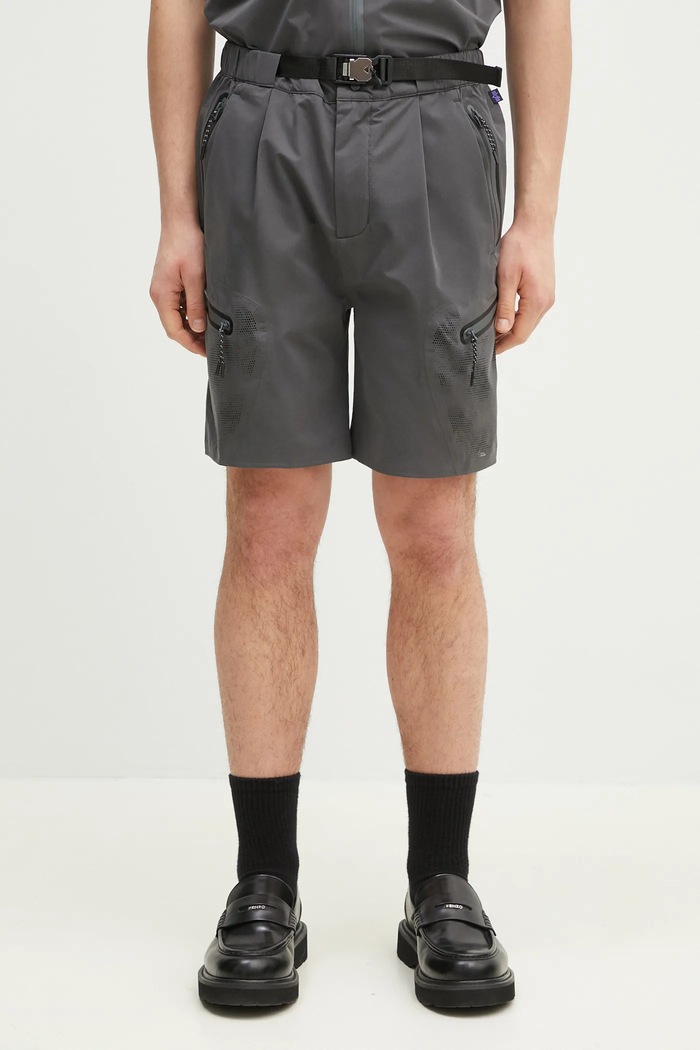 Šortky Alpha Industries Laser Cut Short jednofarebný sivá 756366.747