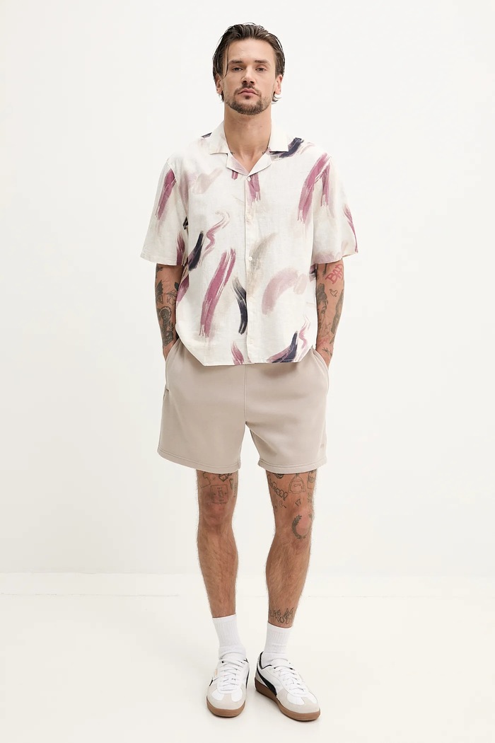 Hollister Co. szorty KI328.5048.400 brązowy SS25