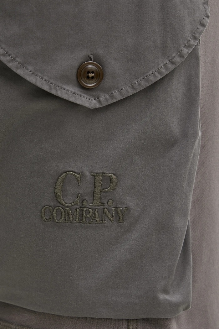 C.P. Company cotton shorts gray 18CMSB160A006090M