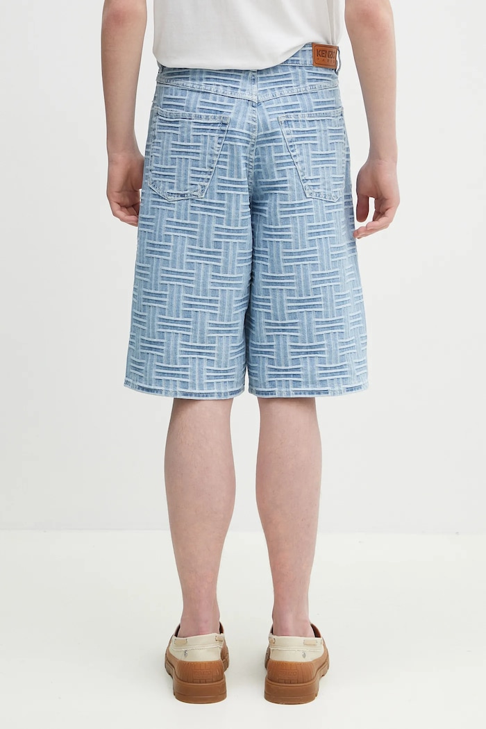 Clothing Kenzo denim shorts FF55DS3396J4.DB blue