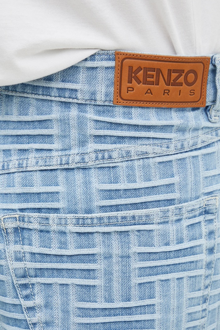 Kenzo denim shorts blue FF55DS3396J4.DB