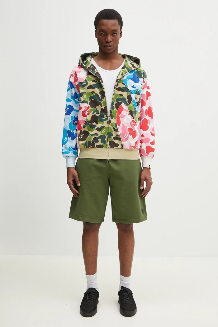 Βαμβακερό σορτσάκι Kenzo Boke Flower 2.0 FF55PA8334MC.50 πράσινο