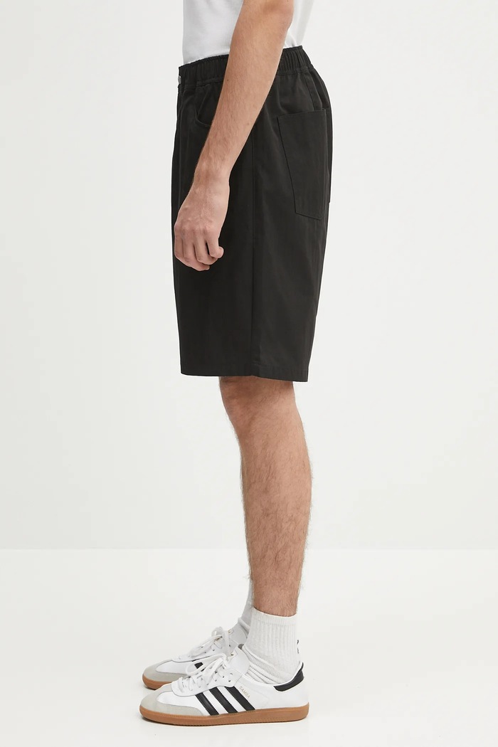 Norse Projects pantaloni scurți Ragnar Fine Broken Twill Shorts N35.0620.9999 negru SS25