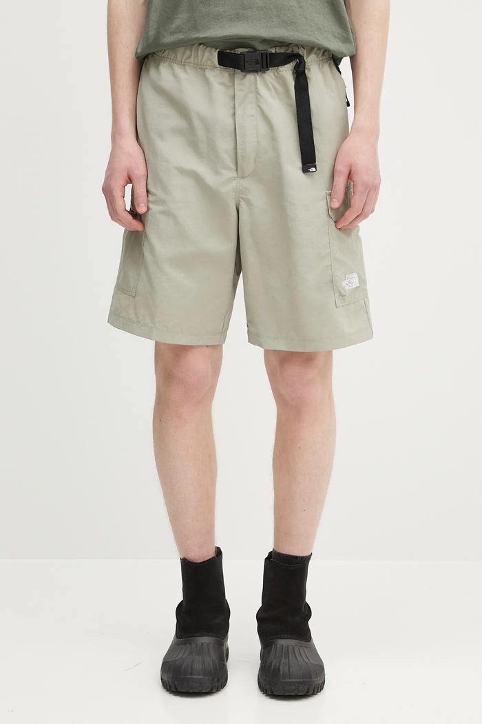 Šortky The North Face Nse jednofarebný sivá NF0A8BJM1I41