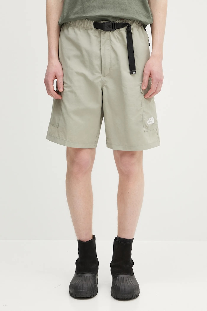 Šortky The North Face Nse jednofarebný sivá NF0A8BJM1I41