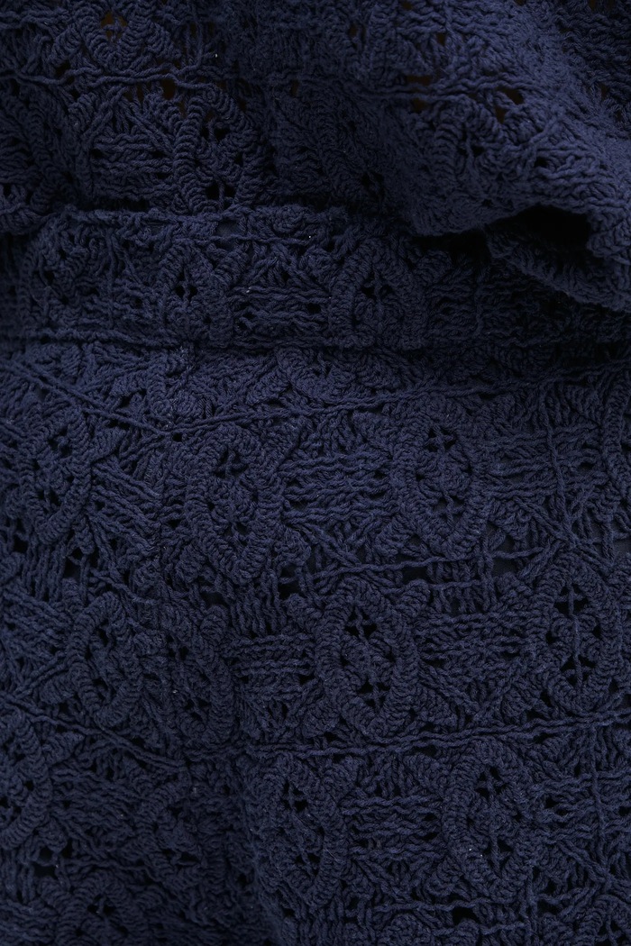 Daily Paper rövidnadrág Lace Shield Short sötétkék 2511119