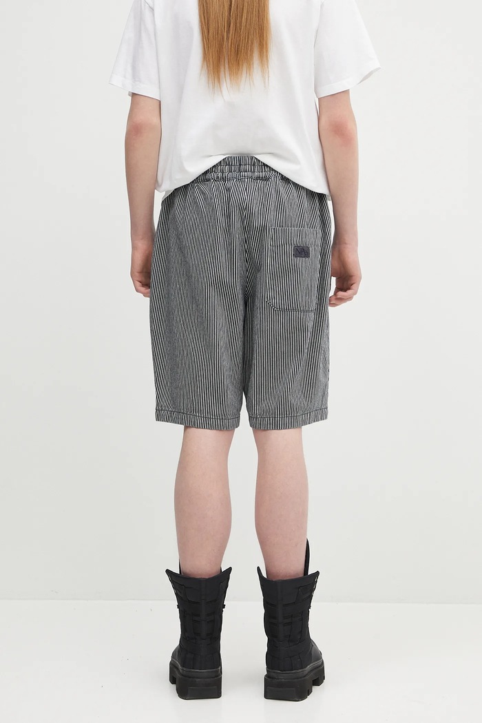 Îmbrăcăminte No Problemo pantaloni scurți din bumbac Mini Problemo Work Short - Denim NP3111303 bleumarin