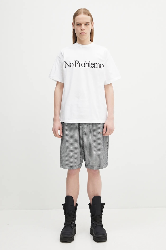 Bavlněné šortky No Problemo Mini Problemo Work Short - Denim NP3111303 námořnická modř