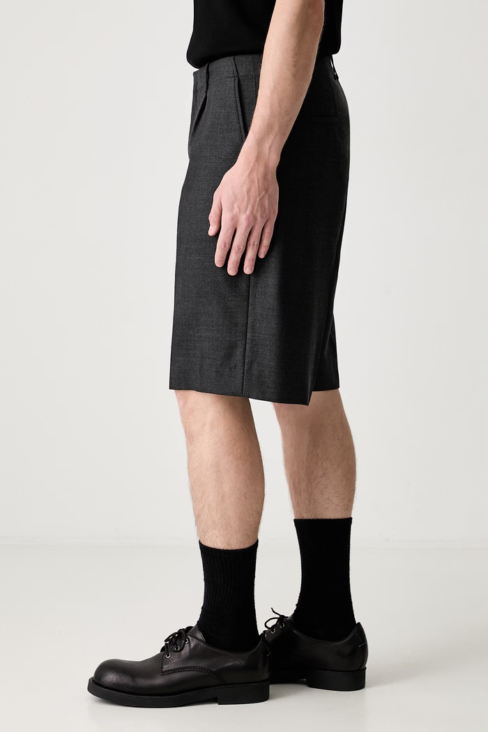 Our Legacy Borrowed dress shorts wool Men's M2254BPC black SS25
