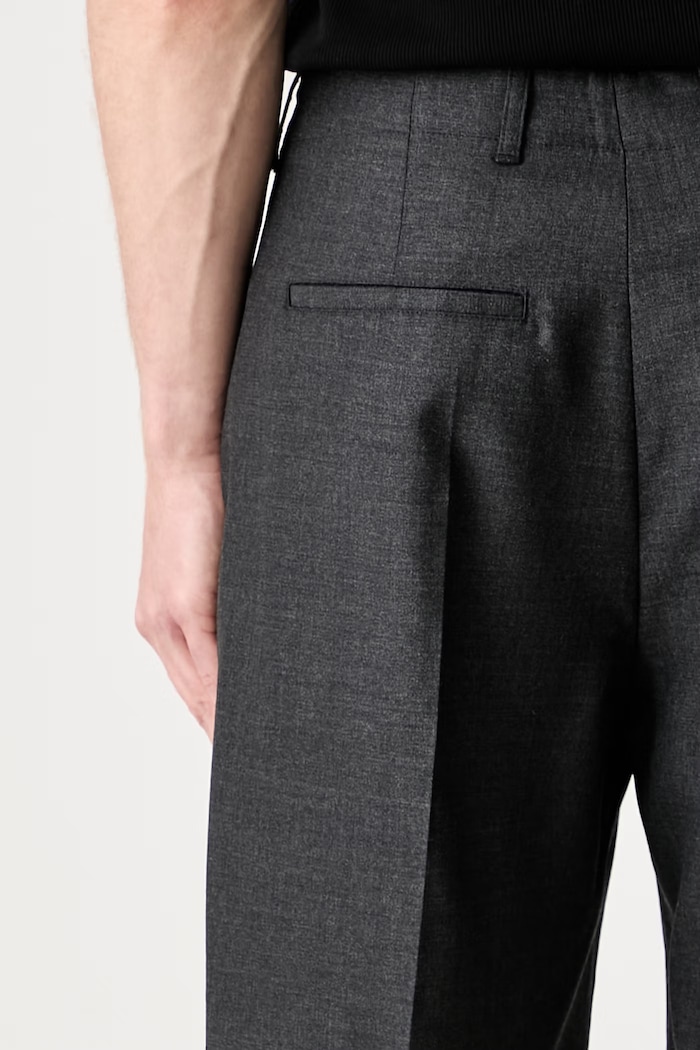 Our Legacy Borrowed dress shorts wool Men's black M2254BPC