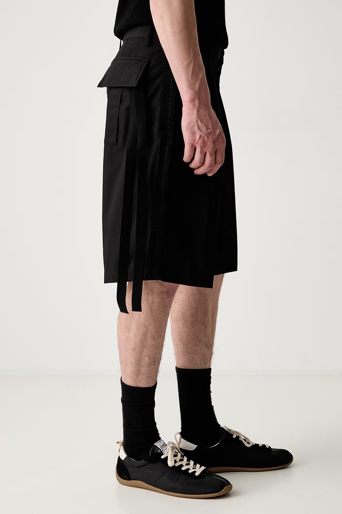 Undercover Pants shorts with cotton Men's black UP1E4506