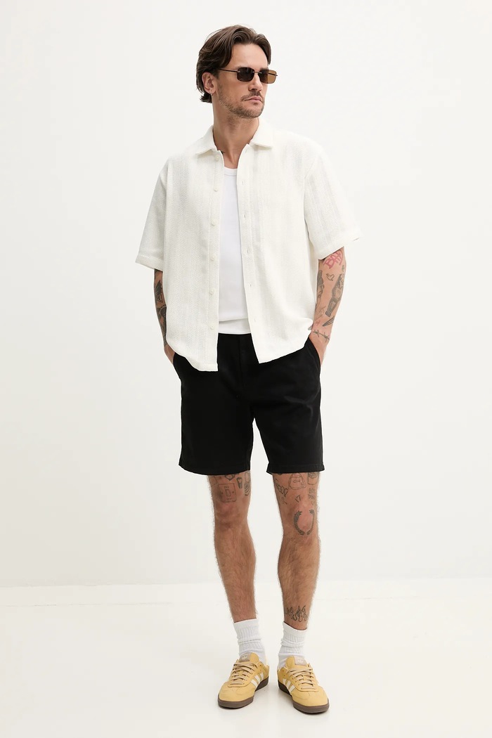 Σορτς Resteröds Chin shorts 55251.6410 μαύρο SS25
