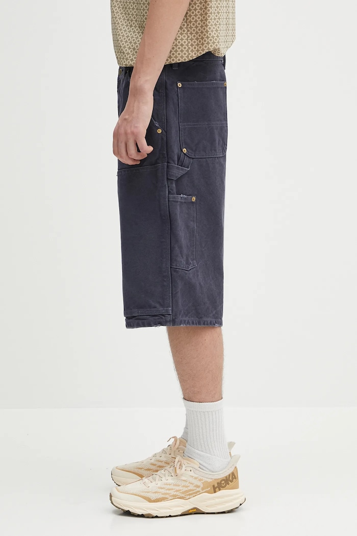 Βαμβακερό σορτσάκι AMBUSH Canvas Carpenter Short Pants 12115320 σκούρο μπλε SS25