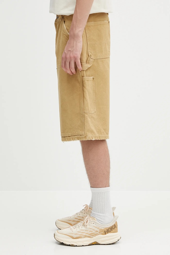 Βαμβακερό σορτσάκι AMBUSH Canvas Carpenter Short Pants 12115320 μπεζ SS25