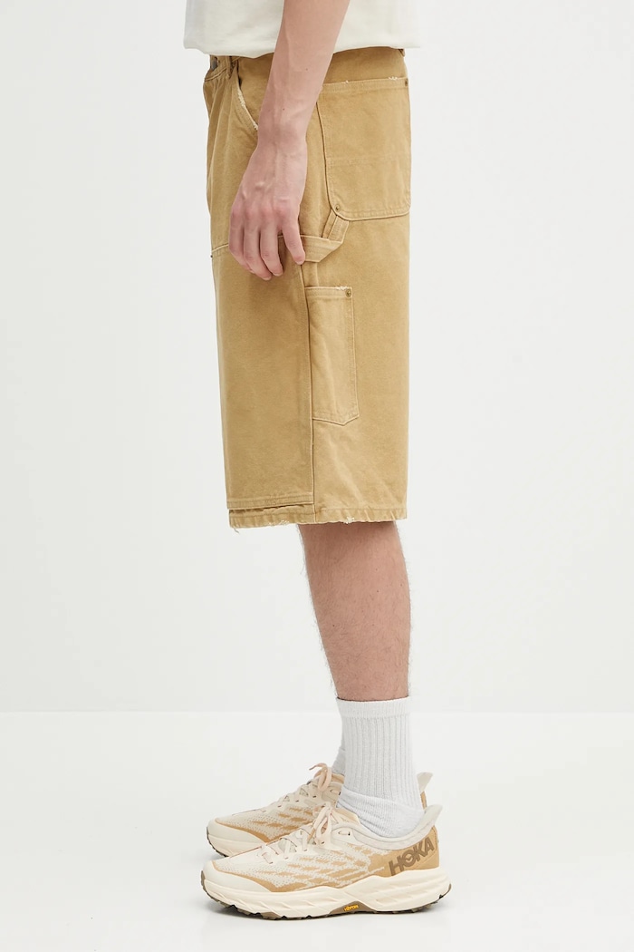 Βαμβακερό σορτσάκι AMBUSH Canvas Carpenter Short Pants 12115320 μπεζ SS25