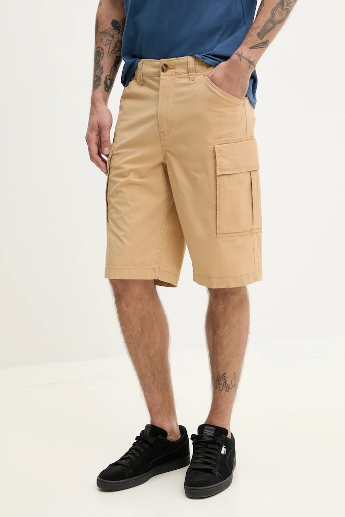 Šortky Timberland s elastanom béžová TB0A5TZQEH31