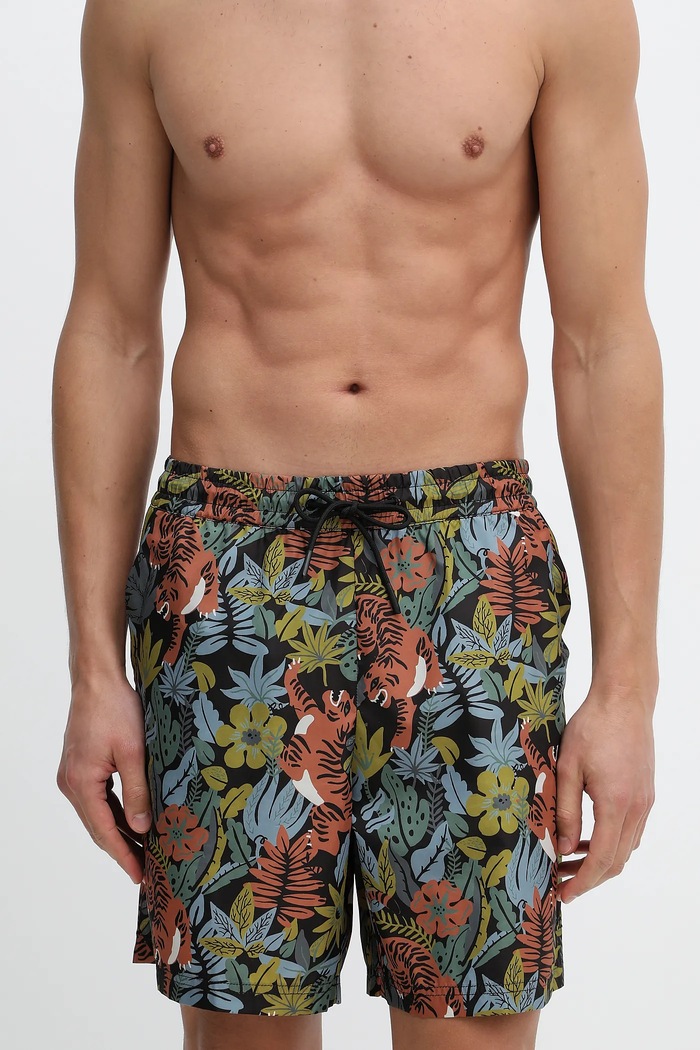 A.P.C. pantaloni scurți de baie Short Bobby PSAKP.H10182 multicolor SS25