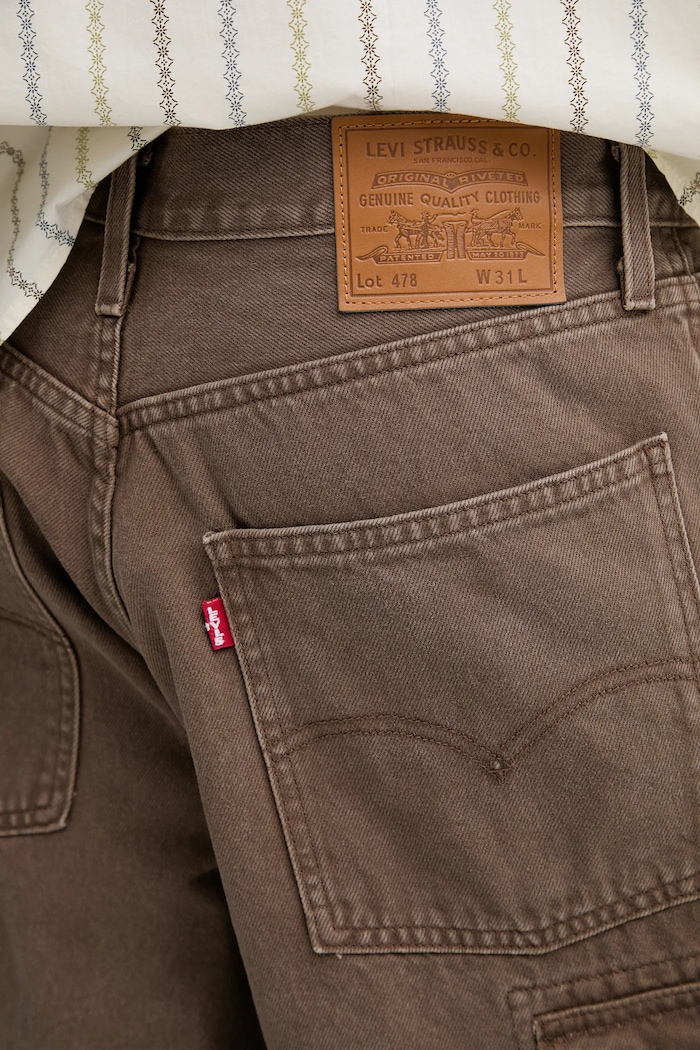 Levi's farmer rövidnadrág 478 BAGGY CARGO SHORTS 001GU barna