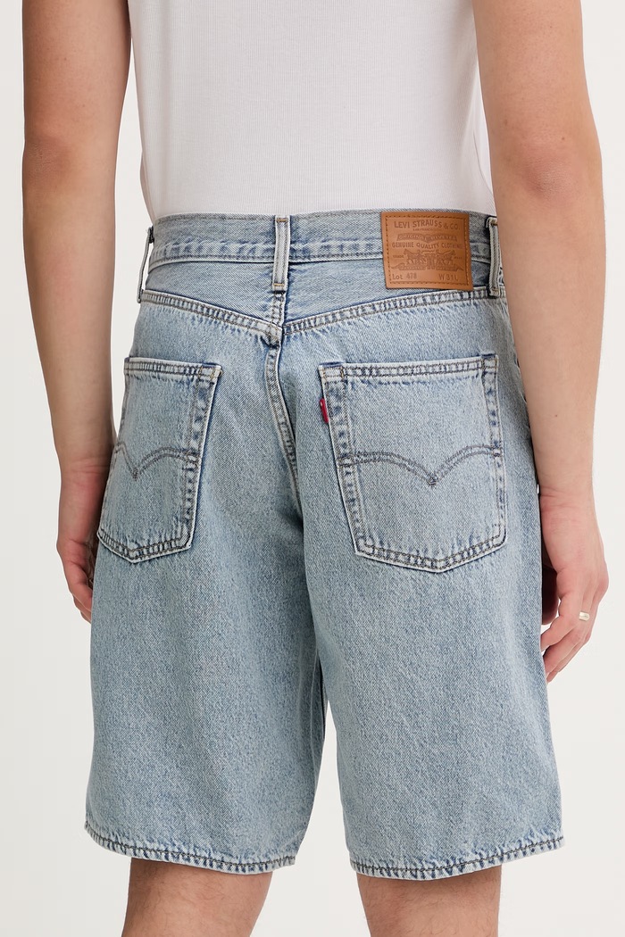 Oblečenie Rifľové krátke nohavice Levi's 478 BAGGY SHORTS 001JM modrá