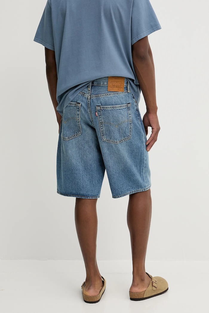 Ρούχα Τζιν σορτς Levi's 478 BAGGY SHORTS 001JM μπλε